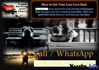 +27785149508  Free Love Spells That Work in Minutes Call