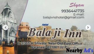 Hotel Bala Ji Inn in Shivala, Varanasi